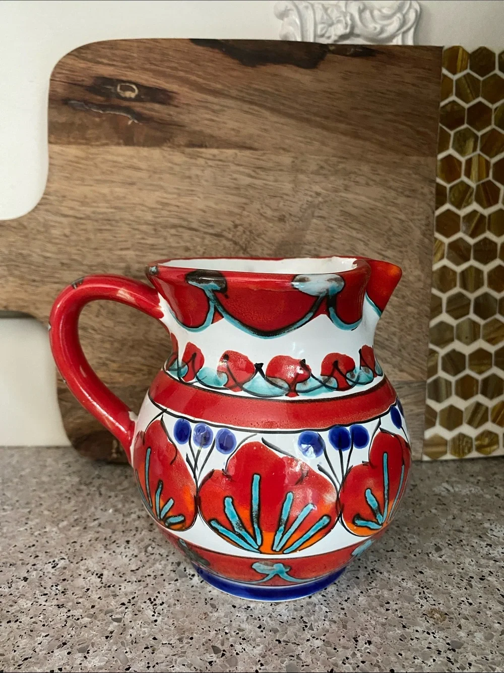 LIKE NEW Hand Painted Sicilian “Allegria” Ceramic Pitcher